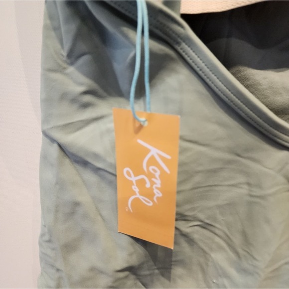 Kona Sol Sage One Piece Swimsuit Supportive Avacado Bathing Suit TT Size M - Picture 3 of 12